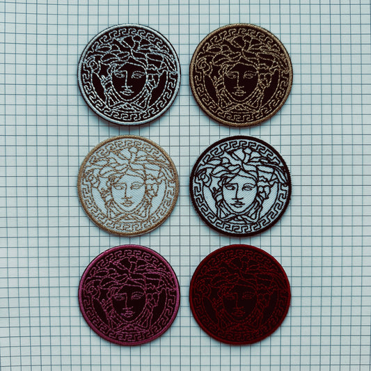 Medusa Gorgon Embroidered Iron On Patch
