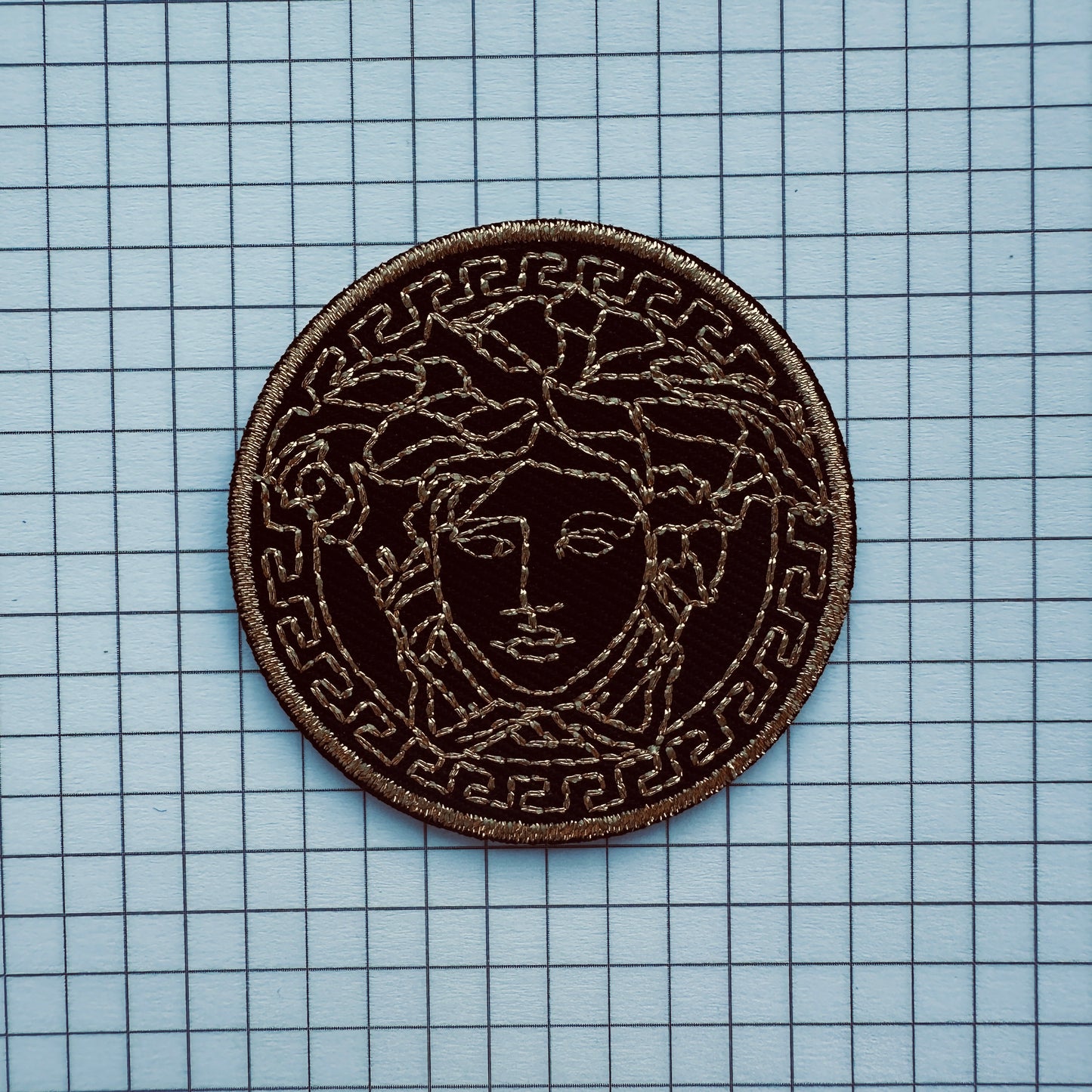 Medusa Gorgon Embroidered Iron On Patch