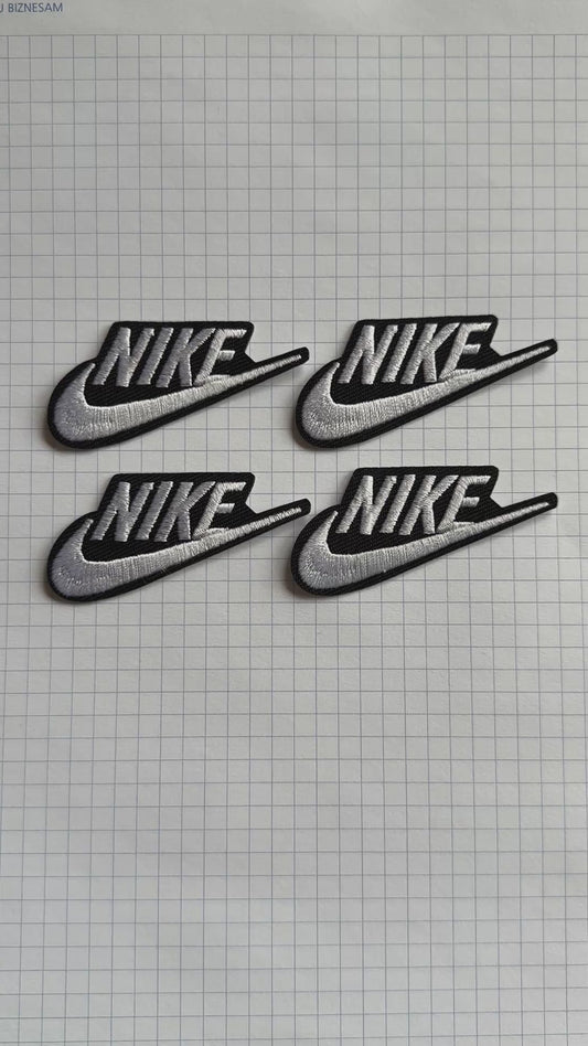 Set of 4 Sneakers Style Embroidered Iron On Patches